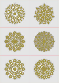 MDF Rangoli Design LaserCutting