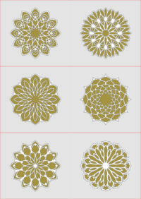 MDF Rangoli Design LaserCutting