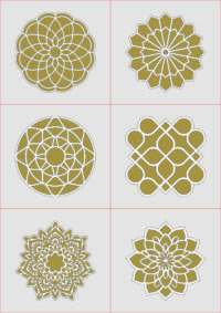 MDF Rangoli Design LaserCutting