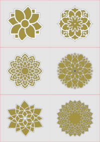 MDF Rangoli Design LaserCutting