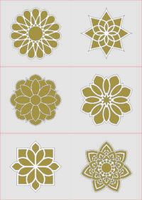 MDF Rangoli Design LaserCutting