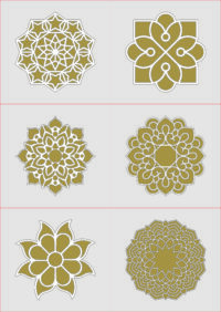 MDF Rangoli Design LaserCutting