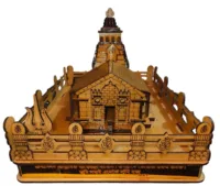 kedarnath dham 3d temple co2 laser cutting files by safidon craft