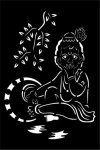 ladoo gopal krishna jali co2 laser cutting files by safidon craft