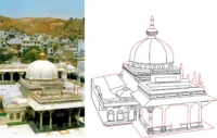 hazrat khwaja ajmer multilayer laser cutting files design