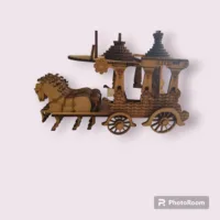 krishna arjun 3d rath co2 laser cutting files by safidon craft