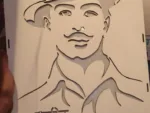 sardar bhagat singh light box stencil cut co2 laser cutting files by safidon craft