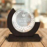 Laser cutting Acrylic trophy design by safion craft