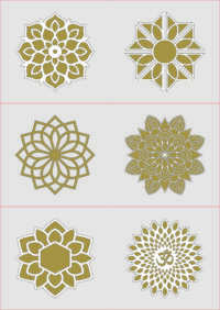 MDF Rangoli Design LaserCutting