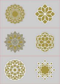 MDF Rangoli Design LaserCutting