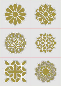 MDF Rangoli Design LaserCutting