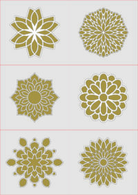 MDF Rangoli Design LaserCutting