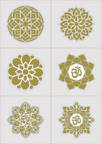 MDF Rangoli Design LaserCutting