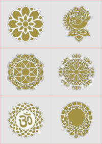 MDF Rangoli Design LaserCutting