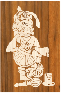 Balaji/Hanuman LaserCutting design