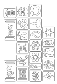 Hindu God Art stencil cutting design