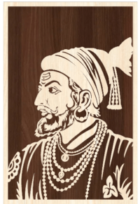 LaserCutting Chatrapati Shivaji Maharaj design
