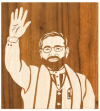 Narender Modi LaserCutting design