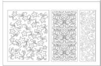 Laserjali cut design combo