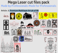 Premium Multilayer Art pk of 88