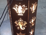 CO2 Laser Cutting MDF Diwali Lantern