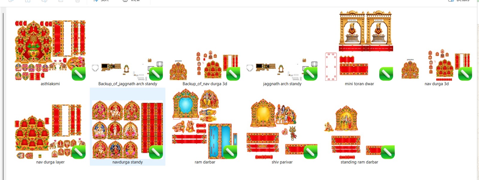 Diwali 2026 Print and Cut Design Pack with Standy Hanging and Decorative CDR Designs