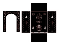 Pooja temple laser cutting