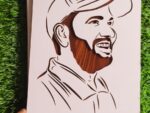 Rohit Sharma Stencil